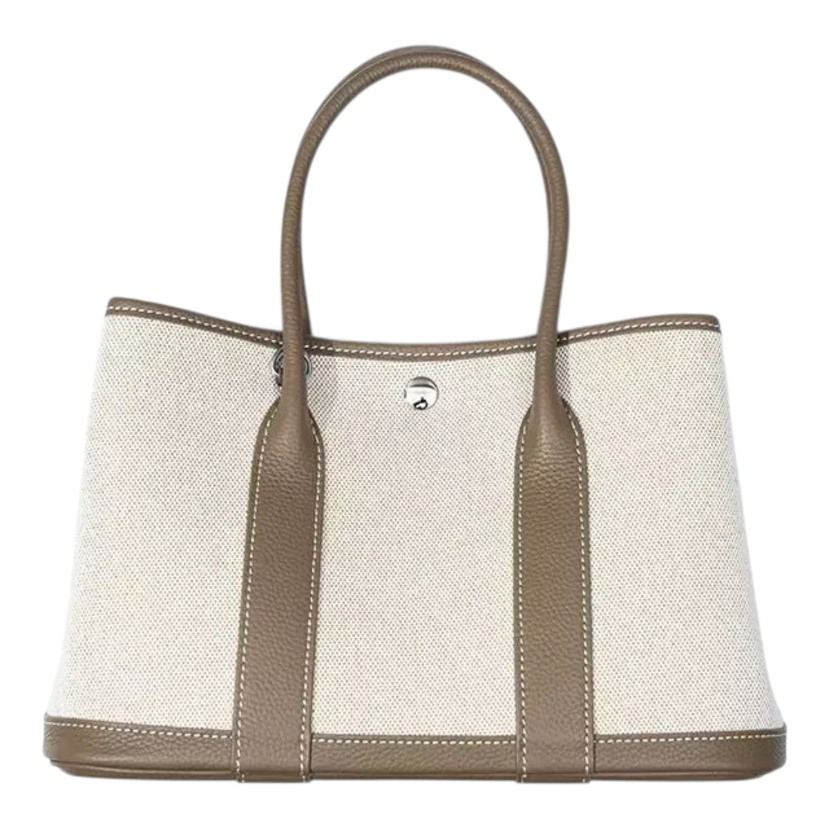 BD Portofino Canvas Genuine Leather Trim Tote / Express Shipping
