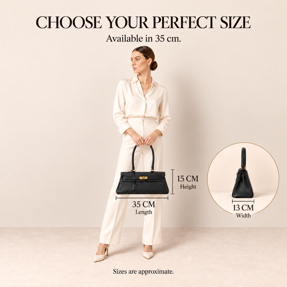 BD Rome Slim Genuine Leather Tote