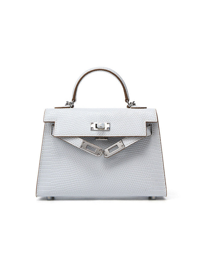 BD Siena Lizard Effect Genuine Leather Bag