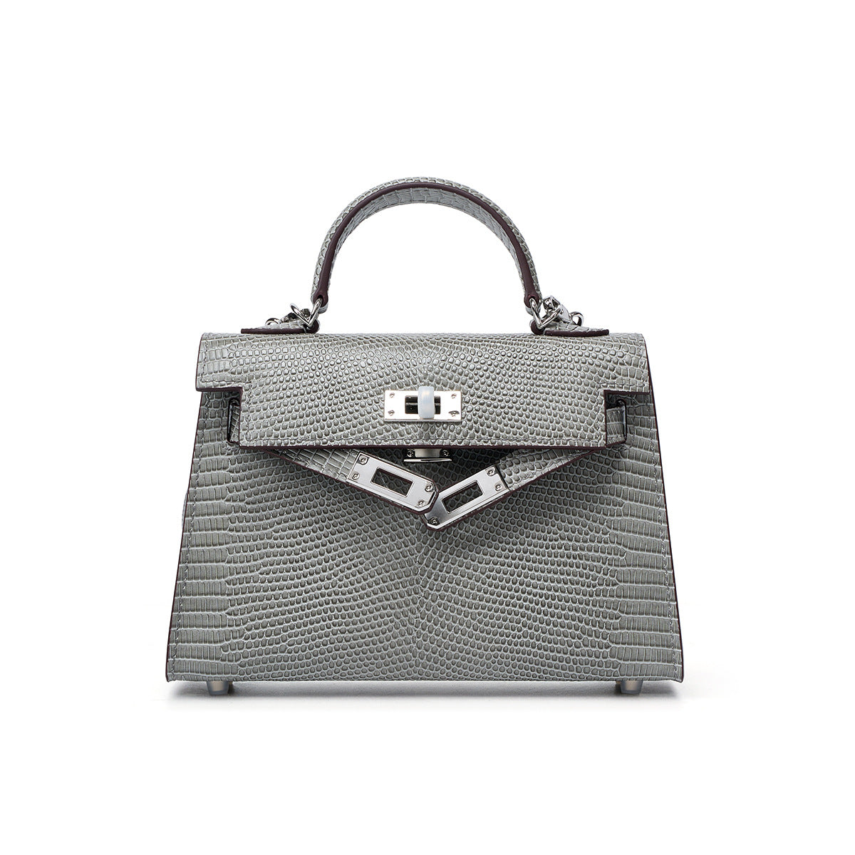 BD Siena Lizard Effect Genuine Leather Bag