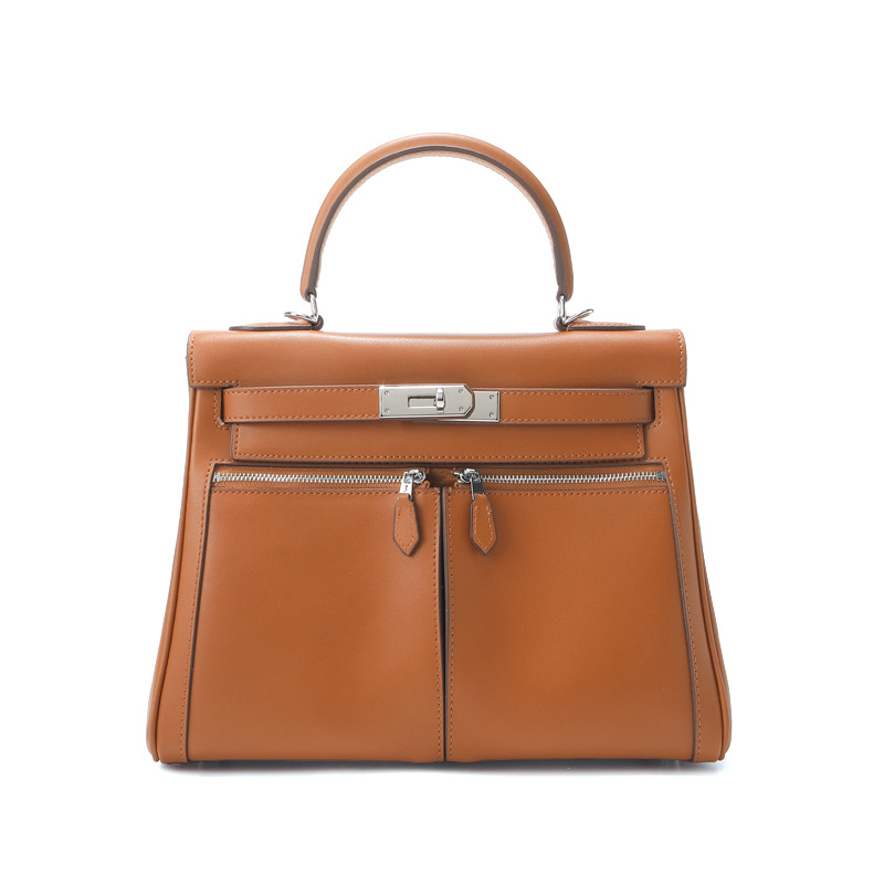 BD Siena Twin Zip Genuine Leather Bag