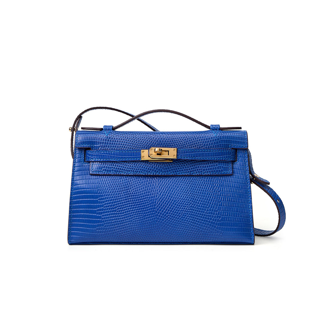 BD Verona Lizard Effect Genuine Leather Bag