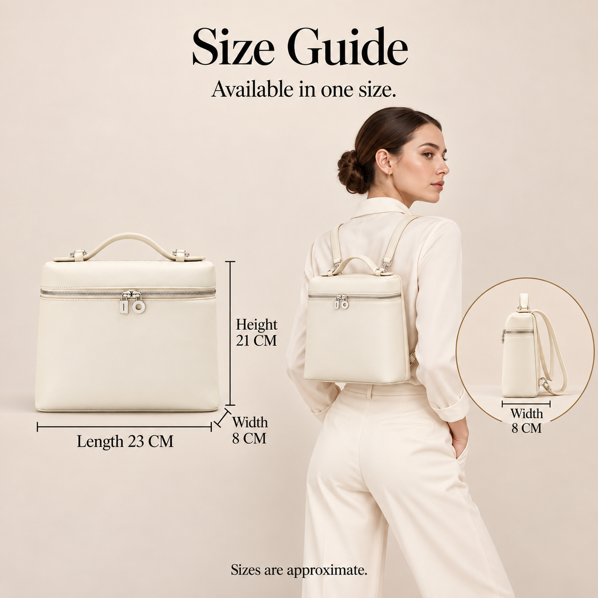 BD Lucca Genuine Leather Mini Backpack